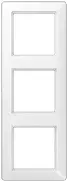 Sieninis jungiklio dangtelis JUNG AS 583 BF WW Baltas — termoplastikas, 80,5×222,5 mm