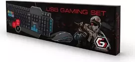Gembird KBS-UMG-01-DE klaviatūra USB vokiškas išdėstymas juoda (KBS-UMG-01-DE)