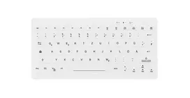 Contour Design Active Key Contour QuickClean Medicininė klaviatūra IP65 Mini Belaidė Balta DE C4112