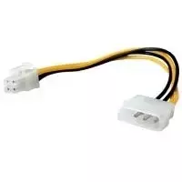 ROLINE vidinis maitinimo laidas, 4 kontaktų HDD / ATX12V-P4 4-pin, 0,15 m (11.03.1019)
