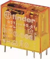 Finder Relė kištukinė / PCB 1 keitimo kontaktas 16A ritė 230V AC (406182301000)