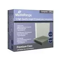 MEDIARANGE BOX31-T – skaidrus jewel case, 1 diskui, plastikinis, 120×140 mm