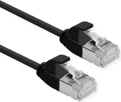 ROLINE Green - Laidas - RJ-45 (vyriškas) į RJ-45 (vyriškas) - 1 m - U/FTP - CAT 6a - Be halogenų, Lietas, Su apsauga nuo užkliuvimo, Suvyta gysla - Juoda (21.44.3353)