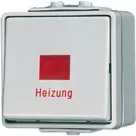 Jung 606 HW Elektrinis Jungiklis 1P Baltas (606HW)