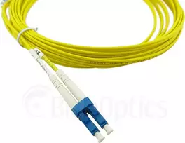 Kompatibles Cisco CAB-SMF-ST-LC-5 BlueOptics Duplex LWL Patchkabel, LC-UPC/ST-PC beige, 5 Meter, Singlemode, E9/125µm G.657.A1, Eingangsdämpfung: unte