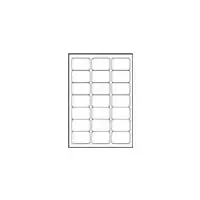 Avery adresų etiketės skaidrios 63,5 x 38,1 mm 525 vnt. (25 lapų po 21) J8560-25
