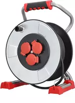 Kabelio būgnas Bachmann Profi-Kabeltrommel IronCoat 399.194 — 25 m laidas, 3×1,5 mm²