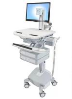 Multimedijos vežimėlis Ergotron StyleView aliuminis pilka balta