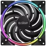 140 mm RGB korpuso ventiliatorius PCCOOLER CORONA-MAX-RGB 1000–2000 RPM