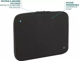 Mobilis THE ONE Recycled dėklas nešiojamam kompiuteriui – 45 % perdirbta medžiaga – 31,7–35,6 cm (12,5–14 col.)