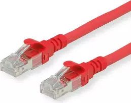 Roline Patch-Cable RJ-45 (M) į RJ-45 (M) - 3 m - SFTP, PiMF - CAT 6 - Be halogenų, liejinis, vytas - Raudona