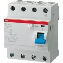 ABB F204 A-63/0,03 A tipo 4P liekamosios srovės įtaisas (2CSF204101R1630)