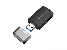 Conceptronic BIAN06B SD TF/MicroSD 4.0 kortelių skaitytuvas, UHS-II, USB 3.0, 5Gbps