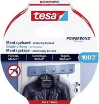 Montavimo juosta Tesa 77747-00000 balta 0,19 m 5 mm