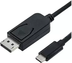 ROLINE - Adapterinis kabelis - USB-C (vyriškas) į DisplayPort (vyrišką) - USB 3.1 / DisplayPort 1.2 - 2 m - bi-direkcinis, palaiko 4K 60 Hz (3840 x 2160) - Juoda (11.04.5958)
