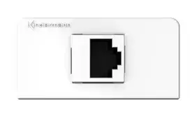 RJ-45 kištukinis lizdas Kindermann 7456000523 pilkai baltas