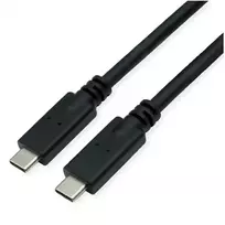 ROLINE USB 3.2 Gen 2 laidas C-C ST/ST 10Gbit/s Emark 85W juodas 7