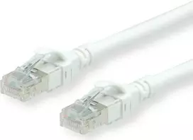 ROLINE Patch-Cable RJ-45 (vyriškas) į RJ-45 (vyriškas) 1 m UTP CAT 6a Behalogeninis, Lietas, Suvyta gysla Baltas (21.15.2761)