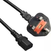 Maitinimo laidas EECONN S12A-044-01007 juodas 1,8 m G tipo C13