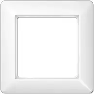 Rėmelis kištukiniam lizdui JUNG AS 581 BF WW Baltas — termoplastikas, 80,5×80,5 mm