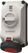 Mennekes Sieninis Kištukinis Lizdas DUO R 5704403G 32A 4P 3h 440V IP67