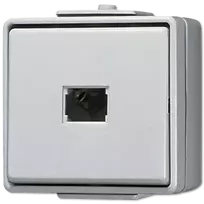 JUNG 633 W Elektrinis jungiklis mygtukinis baltas (633W)