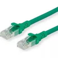 ROLINE - Jungiamasis laidas - RJ-45 (kištukas) į RJ-45 (kištukas) - 30 cm - SFTP, PiMF - CAT 6 - Be halogenų, liejinis, vytas - Žalias (21.15.2954)