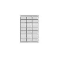 Avery Zweckform lipnūs lapeliai - nuimami klijai - Balti - 63,5 x 29,6 mm - 675 etiketės (25 lapų x 27)