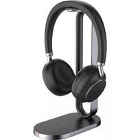 Belaidės ausinės Yealink BH76 su stovu įkrovimui, USB Type-A, Bluetooth, juodos spalvos
