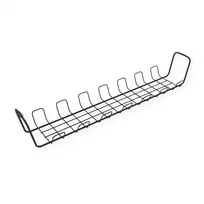 ROTRONIC-SECOMP Roline - Kabel - Organizer - Gitter - unter Tisch montierbar - Schwarz (Packung mit 2)