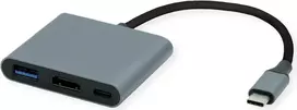 ROLINE USB C – HDMI 4K60+ adapteris su PD įkrovimu (12.03.3199)