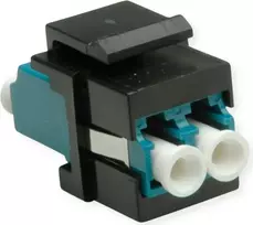 ROLINE Fibre Optic Keystone LC/LC Duplex Vienmodis OS2 - Kištukinis lizdas šviesolaidžiui