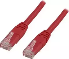 Tinklo kabelis Deltaco UTP raudonas 0,5 m RJ-45 Cat6