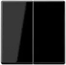 JUNG A 595 SW - Mygtukai - Juoda - termoreakcinis plastikas - IP44 - 55 mm - 55 mm