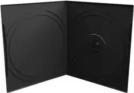 MEDIARANGE BOX10 – DVD dėklas – 1 diskui – juodas – plastikinis – 120 mm × 125 mm