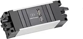 Bachmann STEP ALU 1xUSB A/C 22W aliuminis prailgintuvas (906.10932)