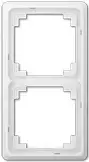 JUNG CDP 582 WW. Produktfarbe: Weiß, Markenkompatibilität: JUNG, Material: Duroplast. Breite: 84 mm, Höhe: 155 mm (CDP582WW)