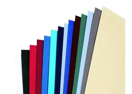 GBC Binding Covers LeatherGrain A4 250gsm, balti, 100 vnt.