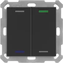 MDT BE-TAL550206.01 KNX mygtukas Light 55 2 krypčių RGBW juodas matinis Neutral 1