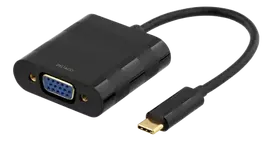 Deltaco USBC-1098 USB-C į VGA adapteris, 0,1 m