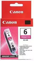 Canon BCI-6M rašalo kasetė 1 vnt. Originali rausvai raudona (magenta)