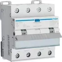 HAGER ADX466D FI-LS 4P 10kA C-16A 30mA A