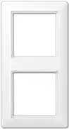JUNG AS 582 WW White — dangtelis jungikliui ir pavarai, duroplastas, 80,5×151,5 mm