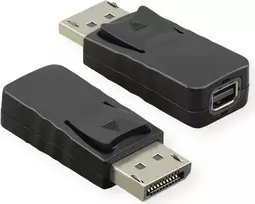 Adapteris DisplayPort į Mini DisplayPort, juodas, Value 12.99.3160