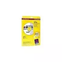 Avery CD/DVD etiketės - baltos, 117 mm apvalios, 50 etikečių (25 lapai x 2) L6043-25