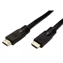 ROTRONIC-SECOMP Roline - Ultra High Speed - HDMI-Kabel mit Ethernet - HDMI männlich zu HDMI männlich - 20 m - abgeschirmt - Schwarz - aktiv, 2160p-Unt
