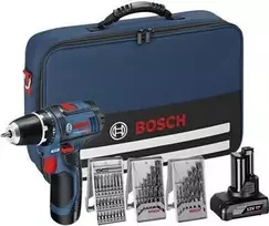 Bosch 0615990HV1 Gręžtuvas su besirakčiu griebtuvu, juodas/mėlynas/raudonas