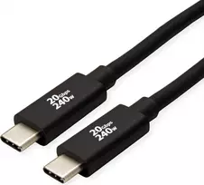 ROLINE USB4 Gen2x2 20Gbit/s laidas C-C ST/ST 240W 3m