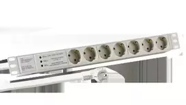 EFB Elektronik EK631DE.3GR ilgintuvas 2 m 7 kištukinių lizdų Vidiniam naudojimui Šviesiai pilka