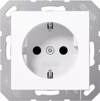 Kištukinis lizdas Jung A 520 WW, CEE 7/3, 250 V, 16 A, baltas, duroplast